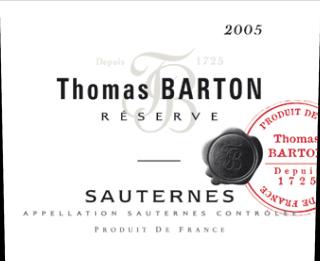 Thomas Barton Réserve Sauternes