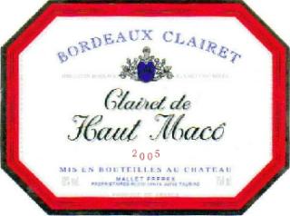 Clairet De Haut-Macô