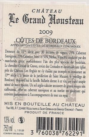 Chateau Le Grand Housteau
