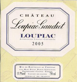 Chateau Loupiac Gaudiet