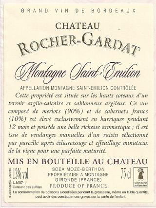 Chateau Rocher Gardat