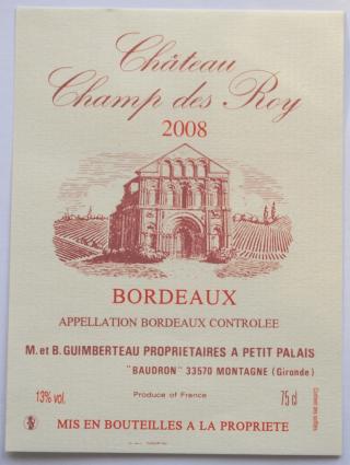 Château Champ Des Roy