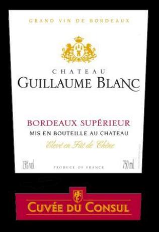 Château Guillaume Blanc Cuvée Du Consul