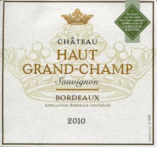 Château Haut Grand-Champ