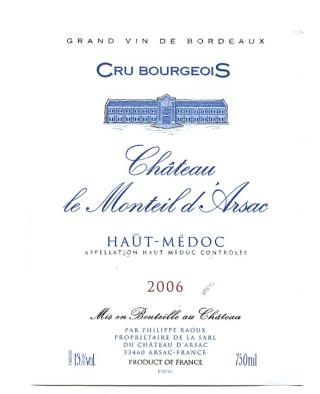 Château Le Monteil D'Arsac