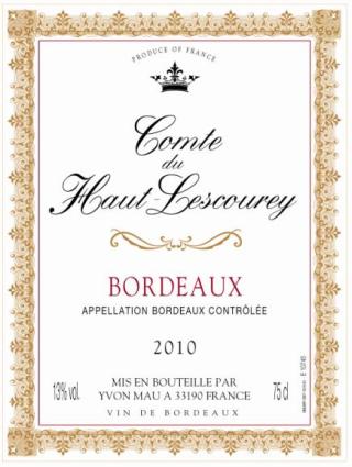 Comte Du Haut Lescourey