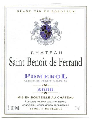 Château Saint Benoit De Ferrand