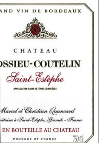 Château  Cossieu Coutelin