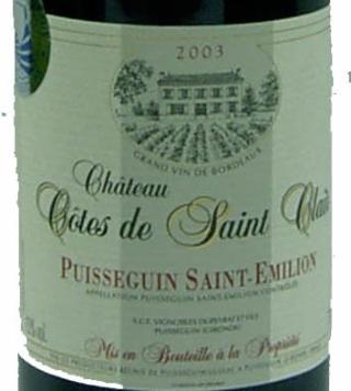 Château  Côtes De Saint Clair