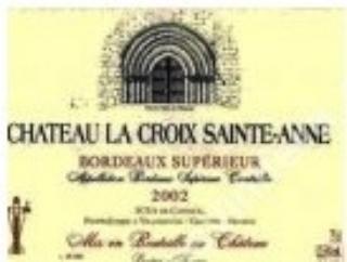 Château La Croix Sainte Anne