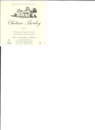 Château  Bardey
