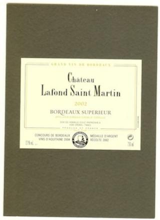 Château La Fond Saint Martin