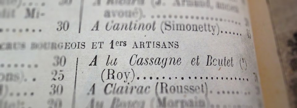 Château  Combe-Longue