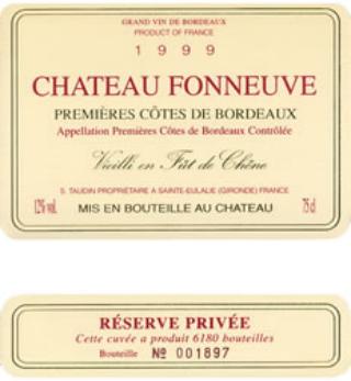 Château  Fonneuve