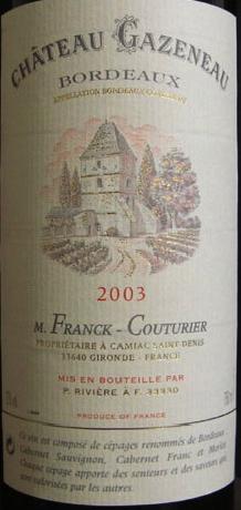 Château  Gazeneau