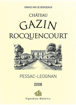 Château  Gazin Rocquencourt