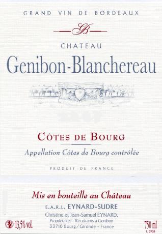 Château  Genibon-Blanchereau