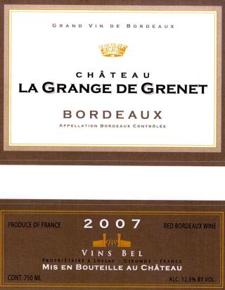Château La Grange De Grenet