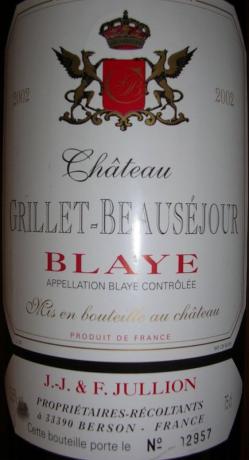 Château  Grillet Beauséjour