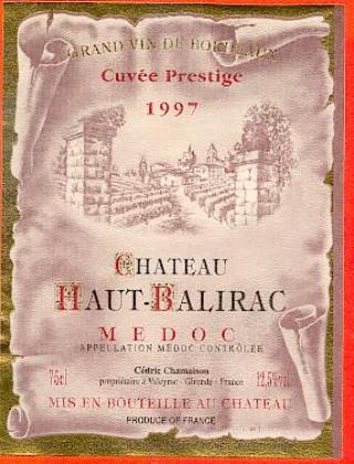 Château  Haut Balirac