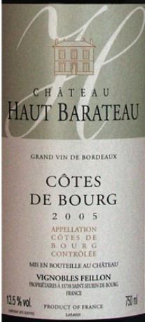 Château  Haut Barateau