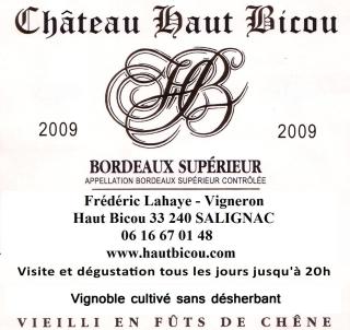 Château  Haut Bicou
