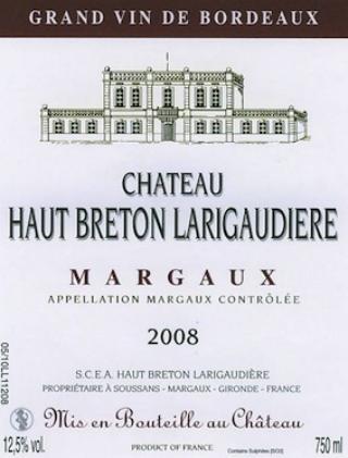 Château  Haut Breton Larigaudière