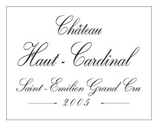 Château  Haut Cardinal