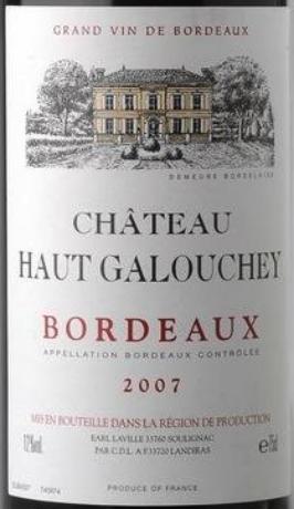 Château  Haut Galouchey