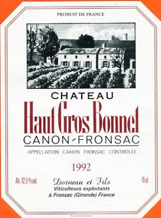 Château  Haut Gros Bonnet