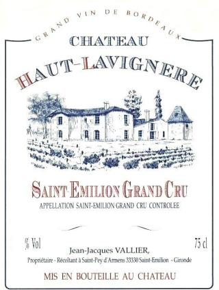 Château  Haut Lavignère