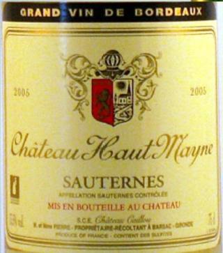 Cru Du Haut-Mayne