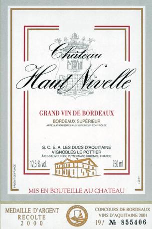 Château  Haut Nivelle