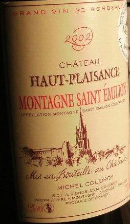 Château  Haut Plaisance