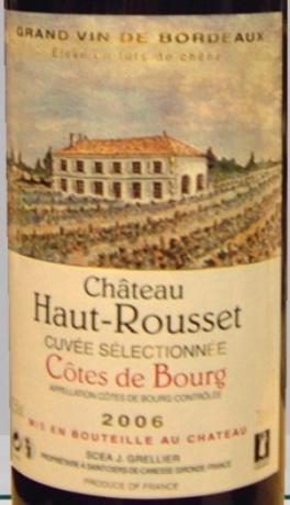 Château  Haut Rousset