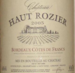 Château Haut Rozier