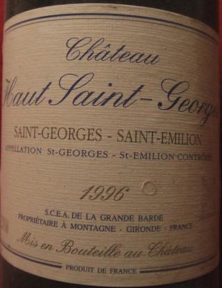 Château  Haut-Saint-Georges