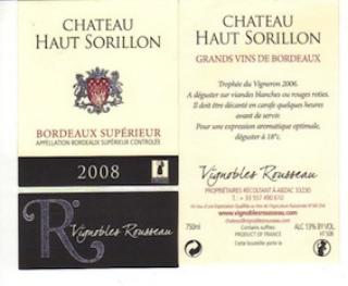 Château  Haut Sorillon