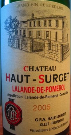 Château  Haut-Surget
