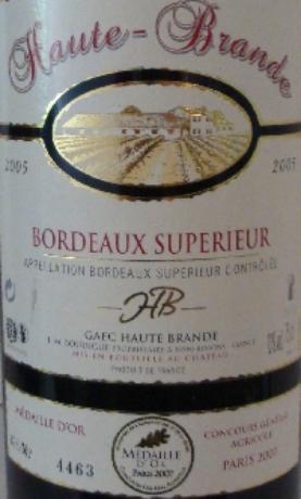 Château La Haute Brande