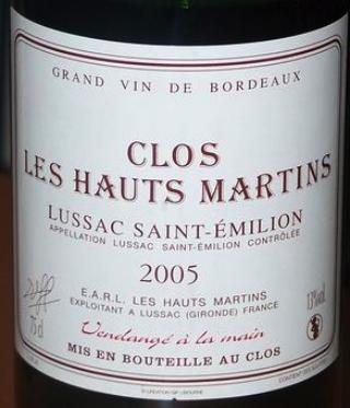 Clos Les Hauts Martins
