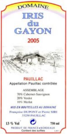 Domaine Iris Du Gayon