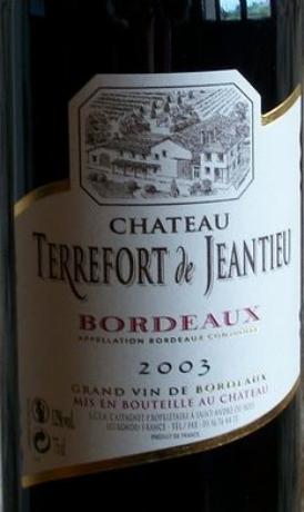Château Jeantieu Terrefort