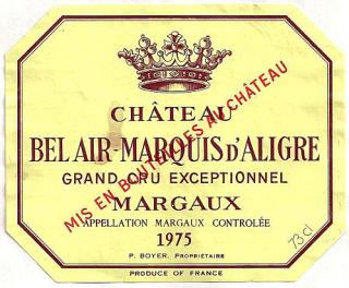 Château  Bel Air Marquis D'Aligre