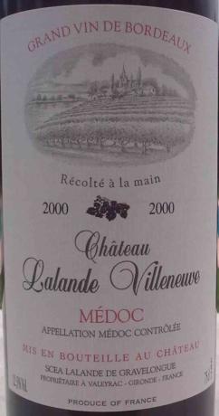 Château La Lande Villeneuve