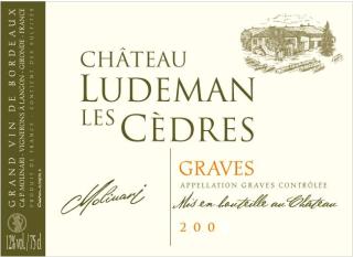 Château  Ludeman Les Cèdres
