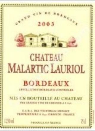 Château  Malartic Lauriol