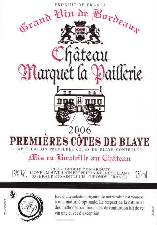 Château  Marquet La Paillerie