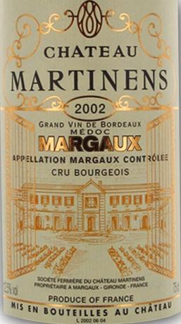 Château  Martinens