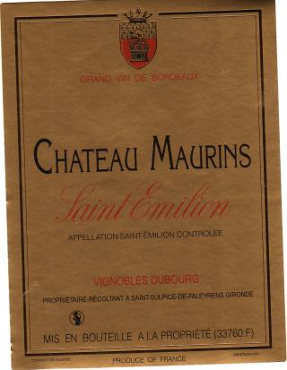 Château  Maurins